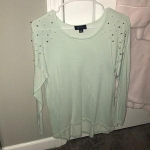 Teal sweater